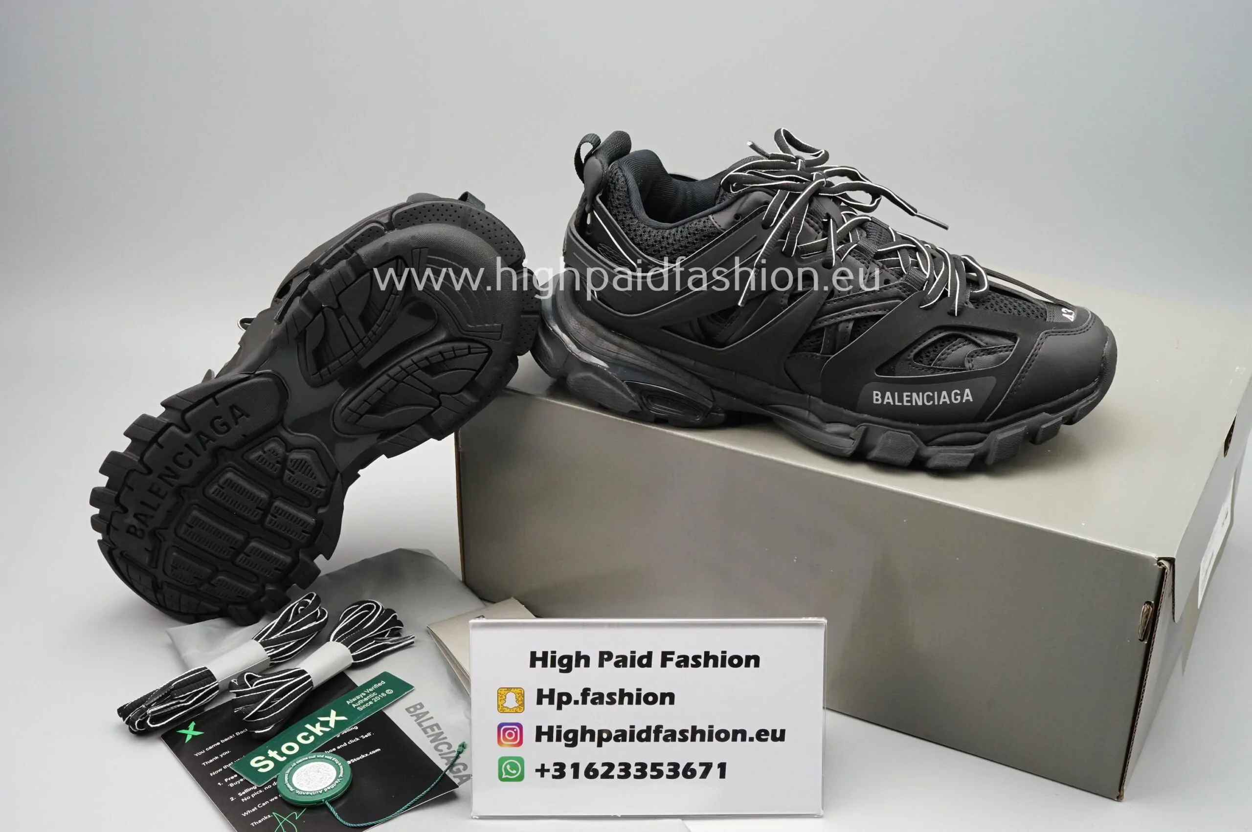 Balenciaga Track Runners Black - Afbeelding 3