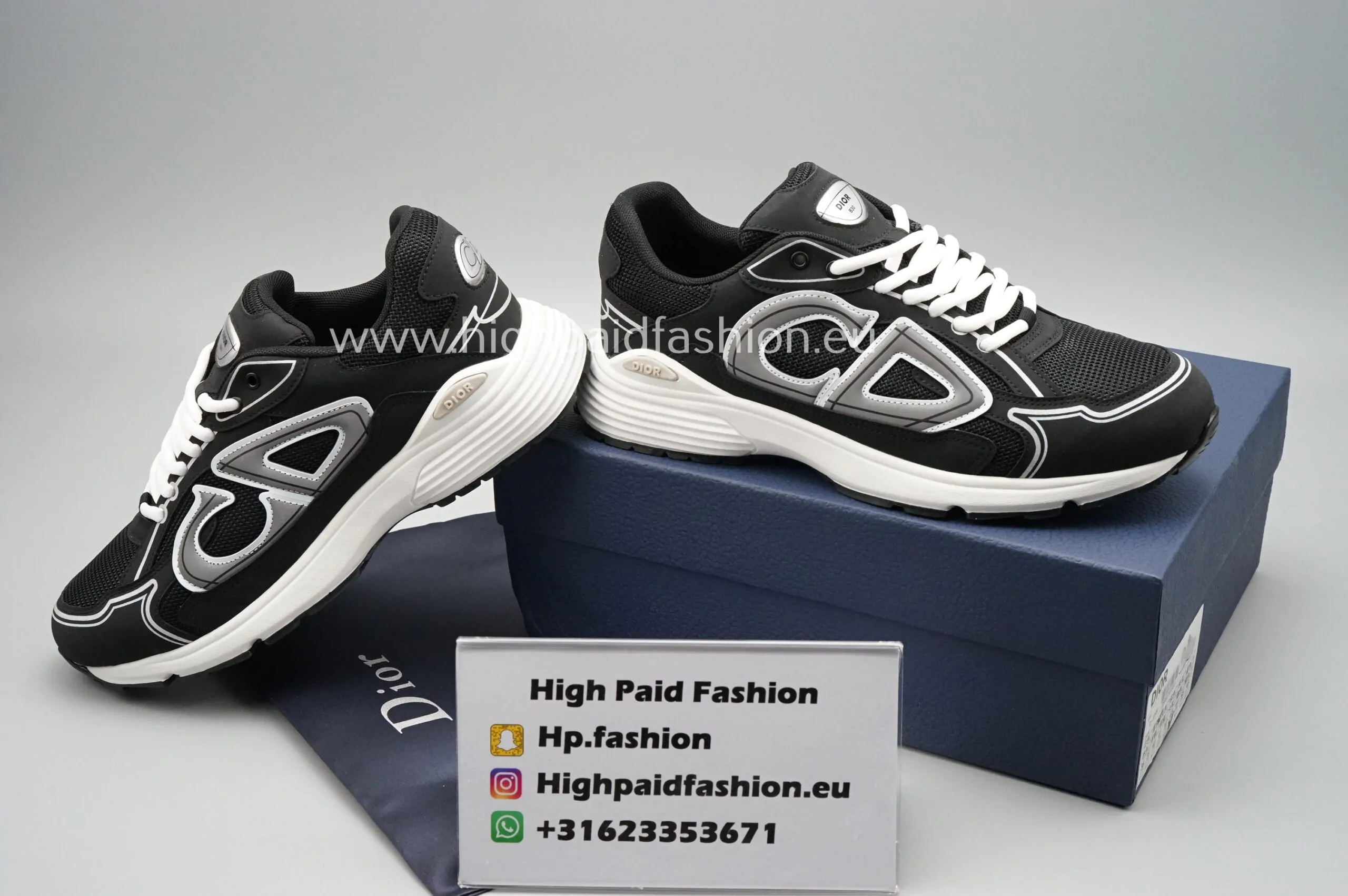 Dior B30 Black/White - Image 2