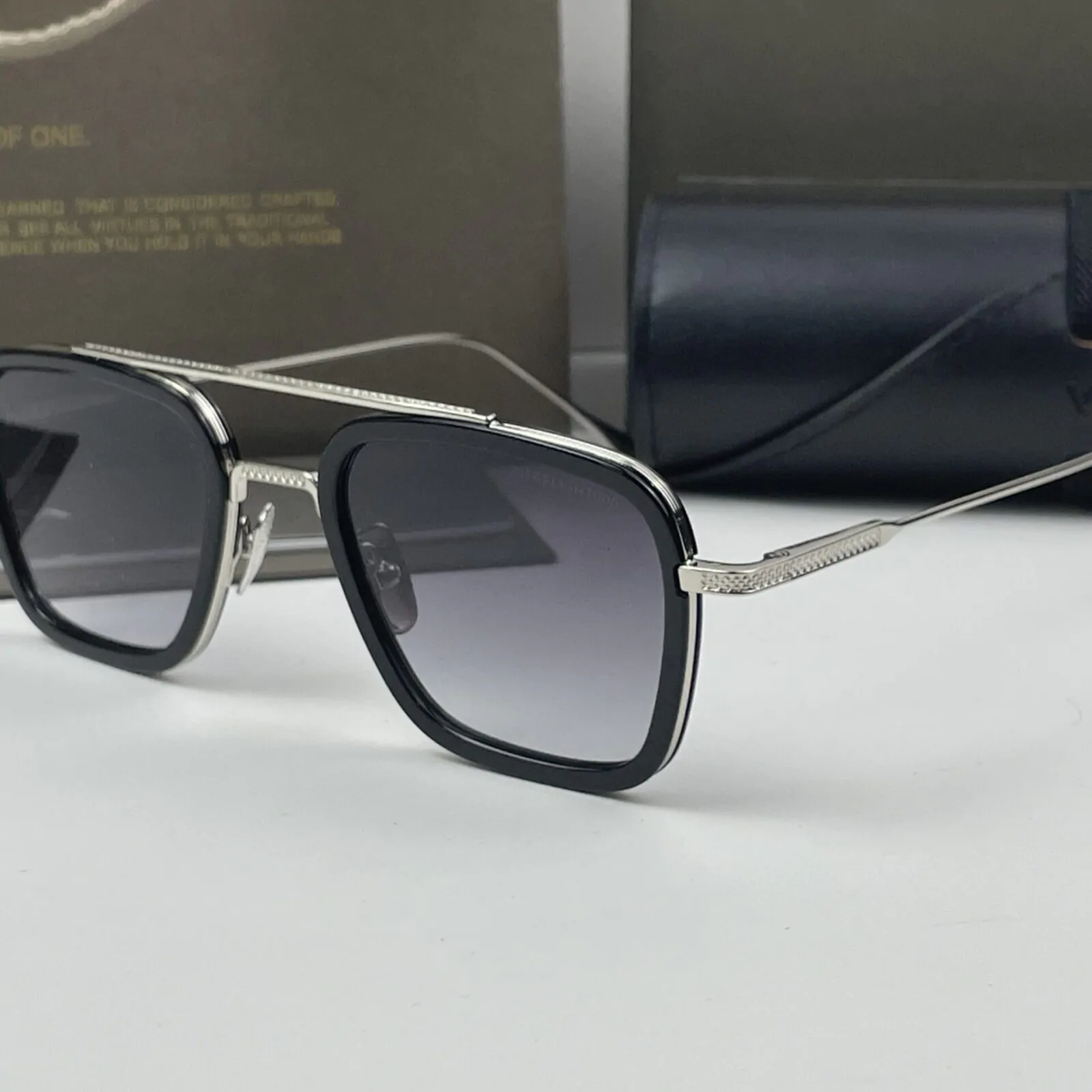 Dita Flight 006 Zonnebril Zilver