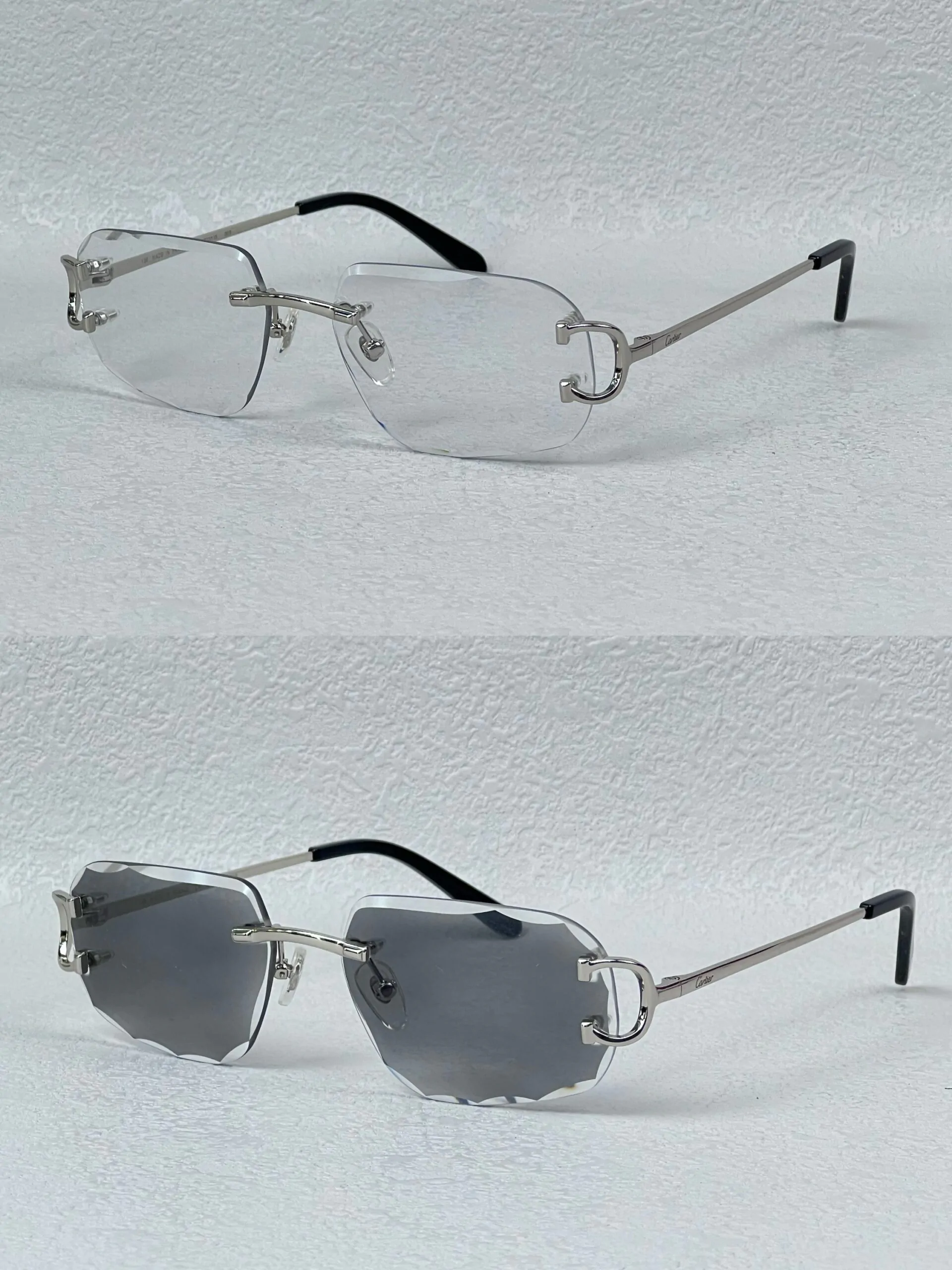 Cartier Zonnebril Zilver 005