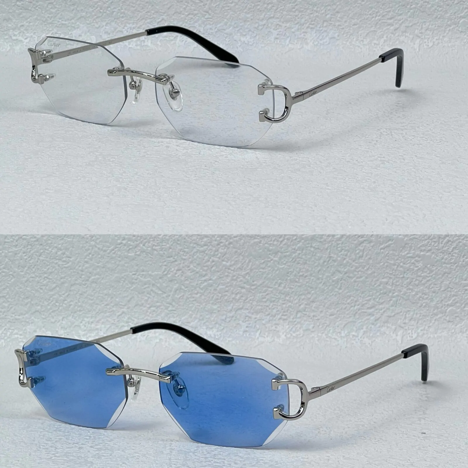 Cartier Zonnebril Zilver 003