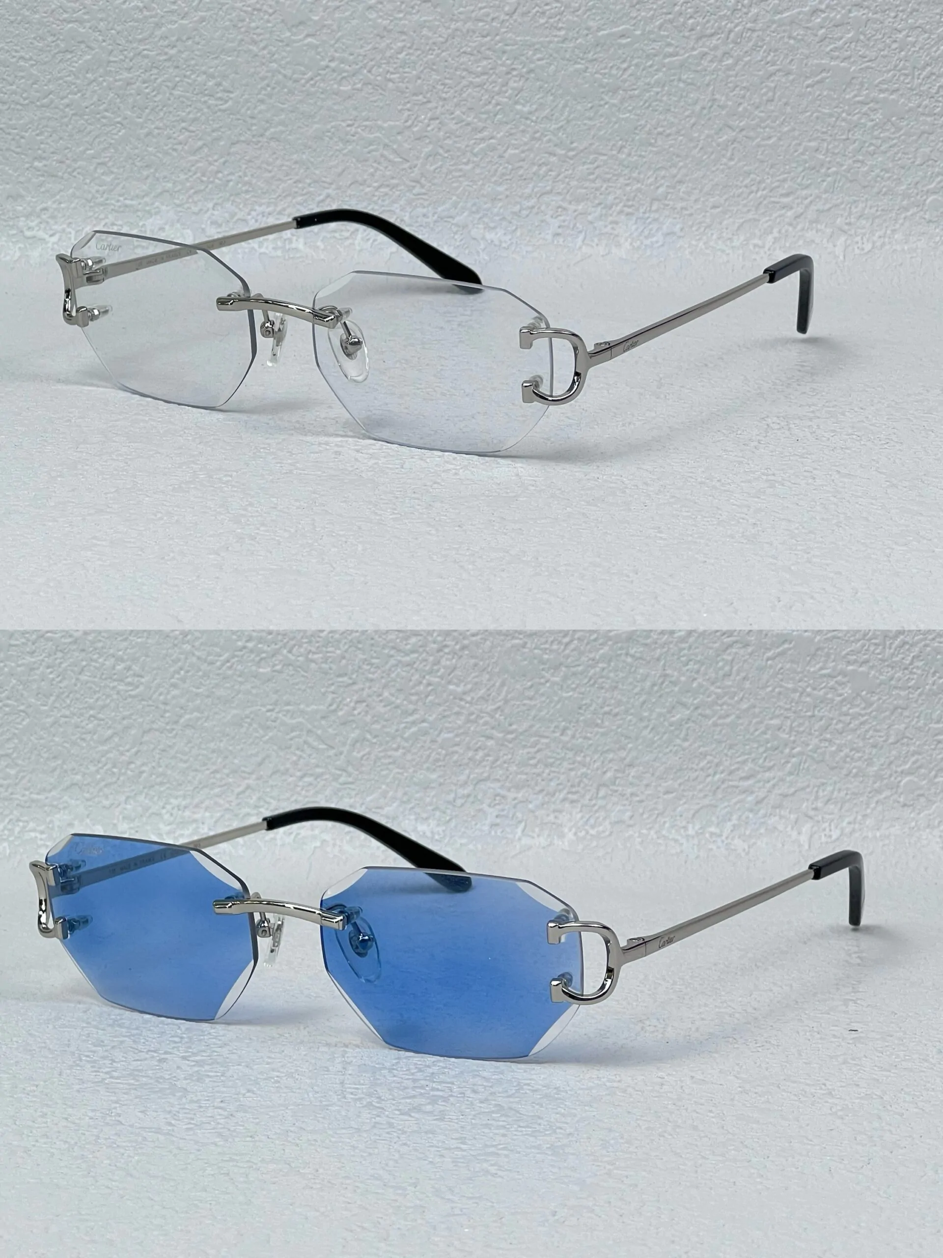 Cartier Zonnebril Zilver 003