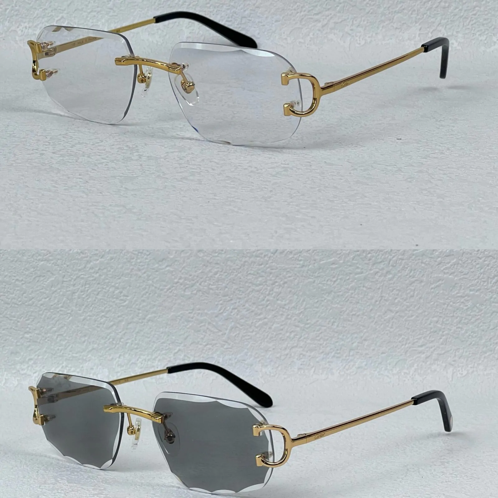 Cartier Zonnebril Goud CT0115