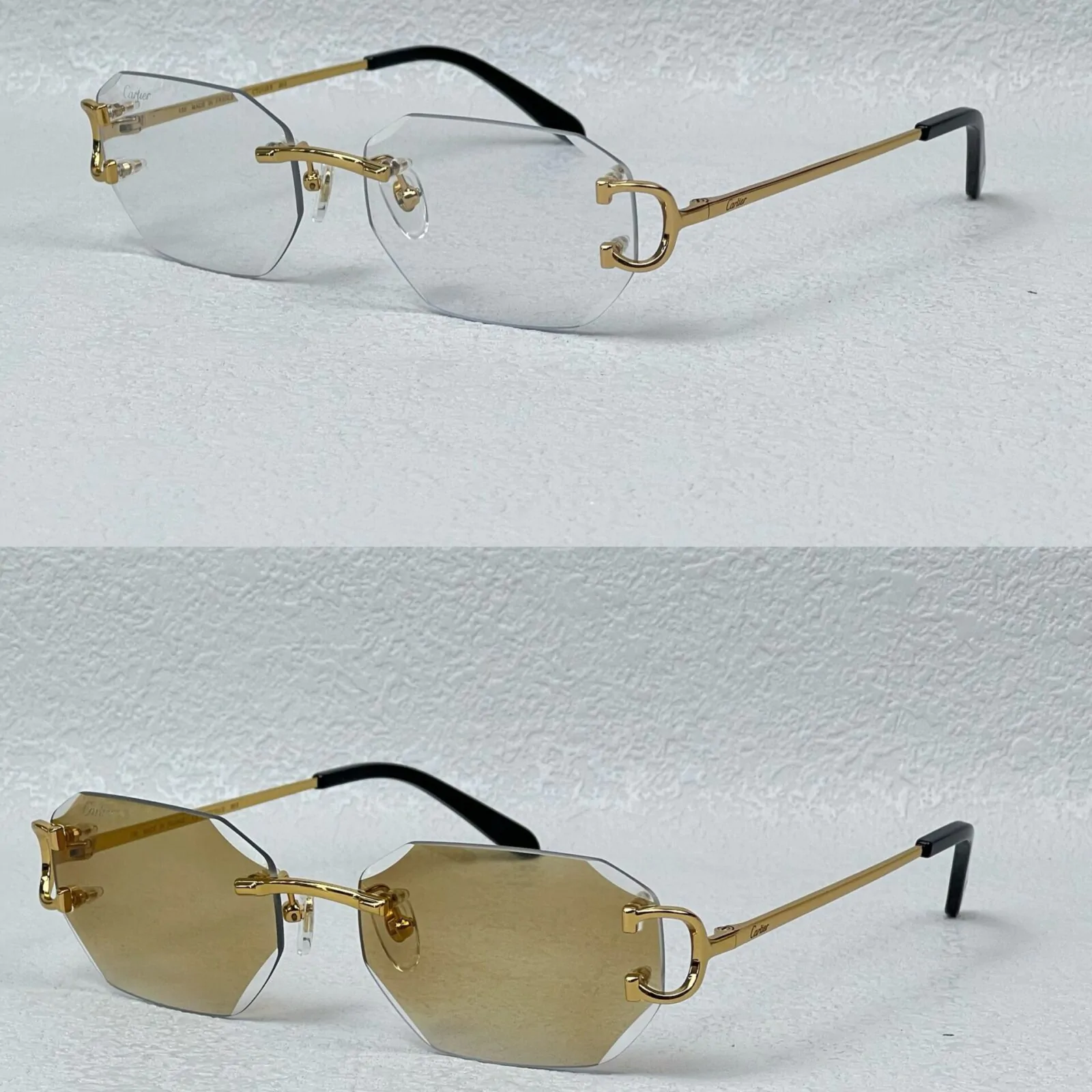 Cartier Zonnebril Goud CT0104