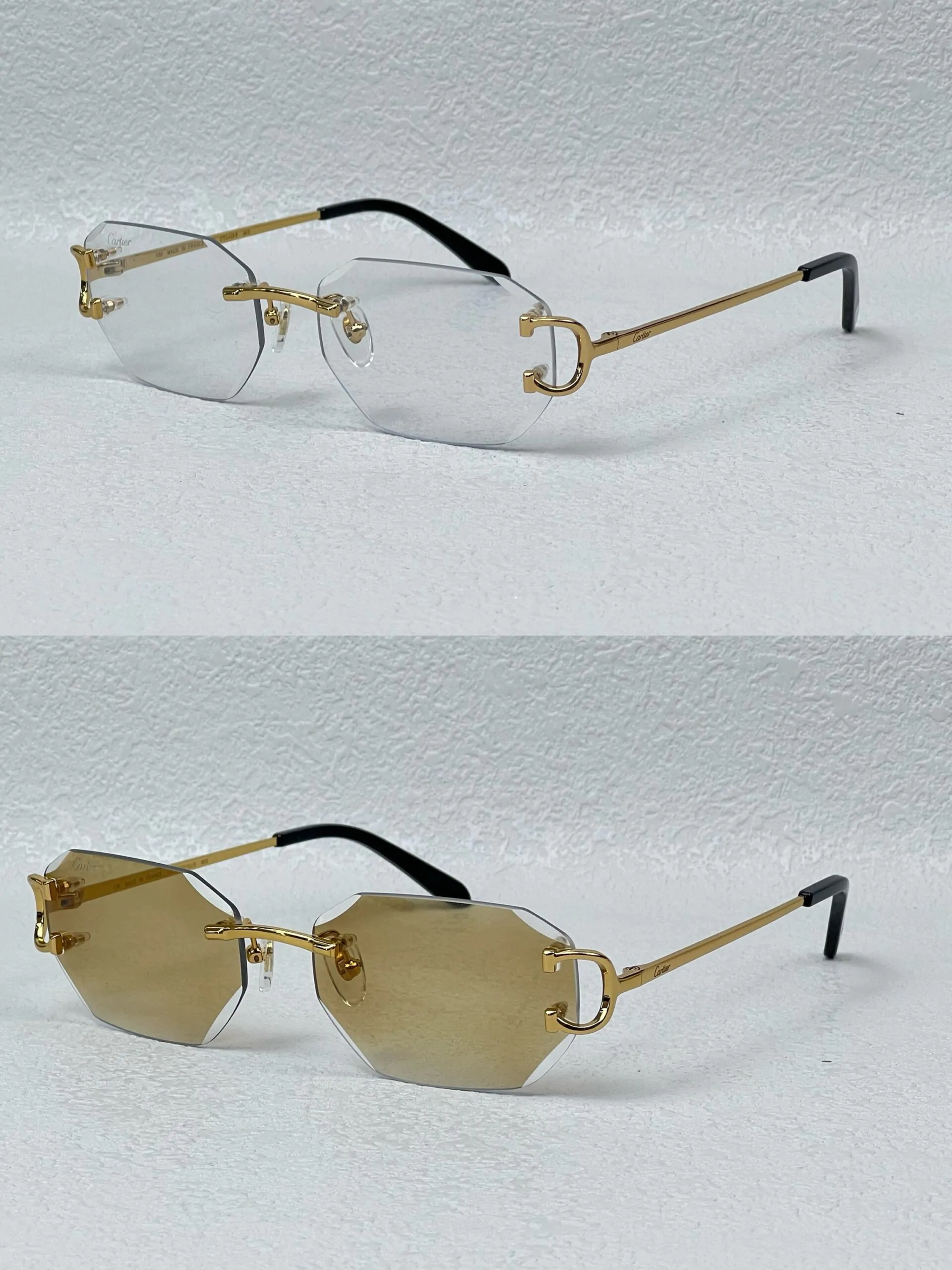 Cartier Zonnebril Goud CT0104