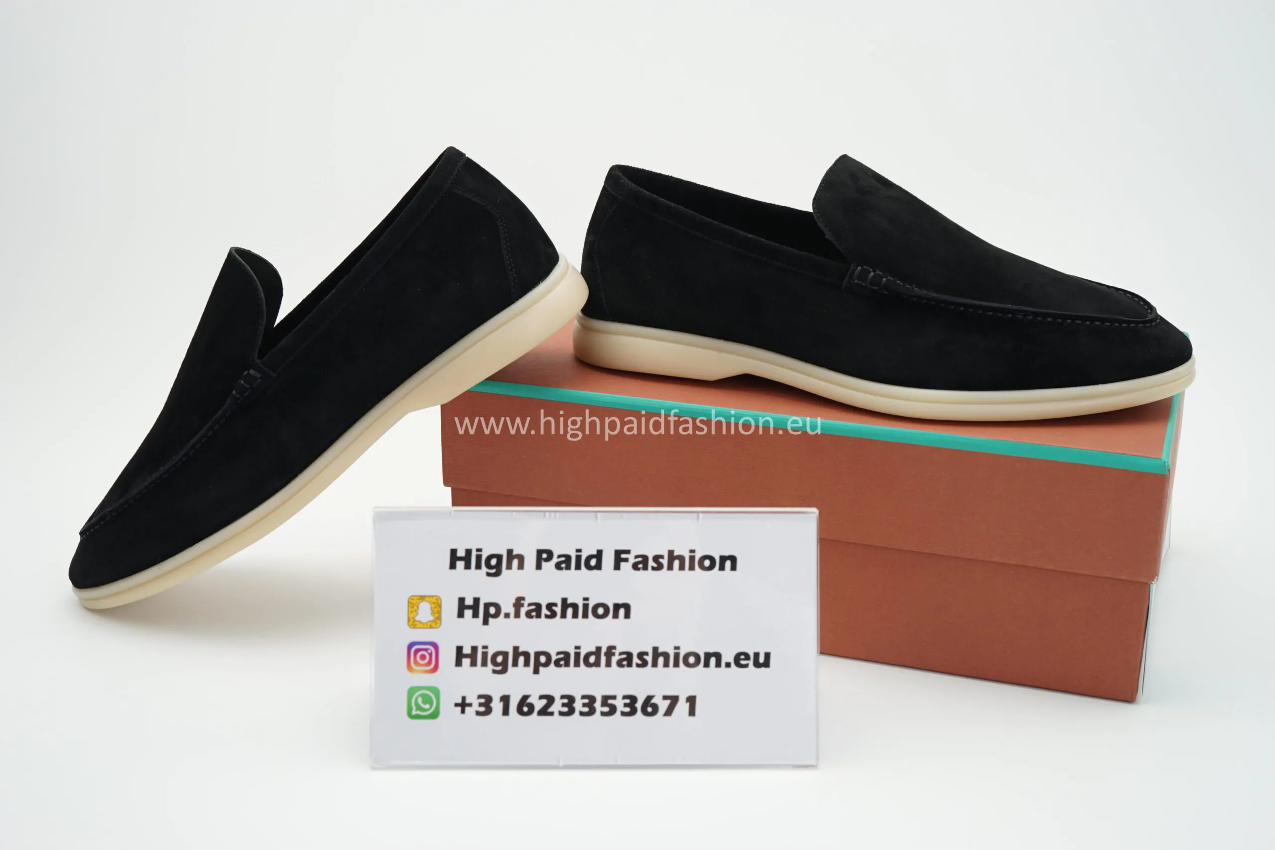 Loro Piana Summer Walk Loafers Zwart - Afbeelding 3