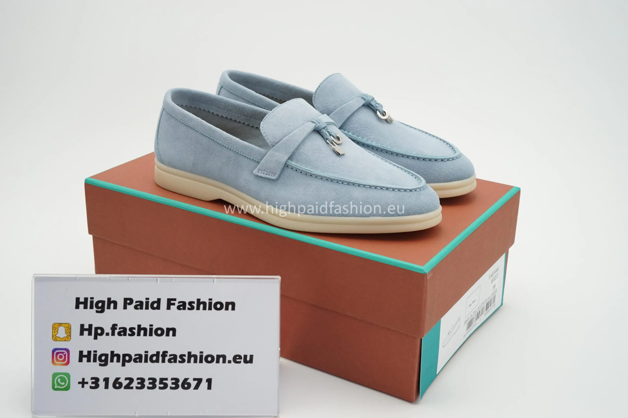 Loro Piana Summer Walk Baby Blauw