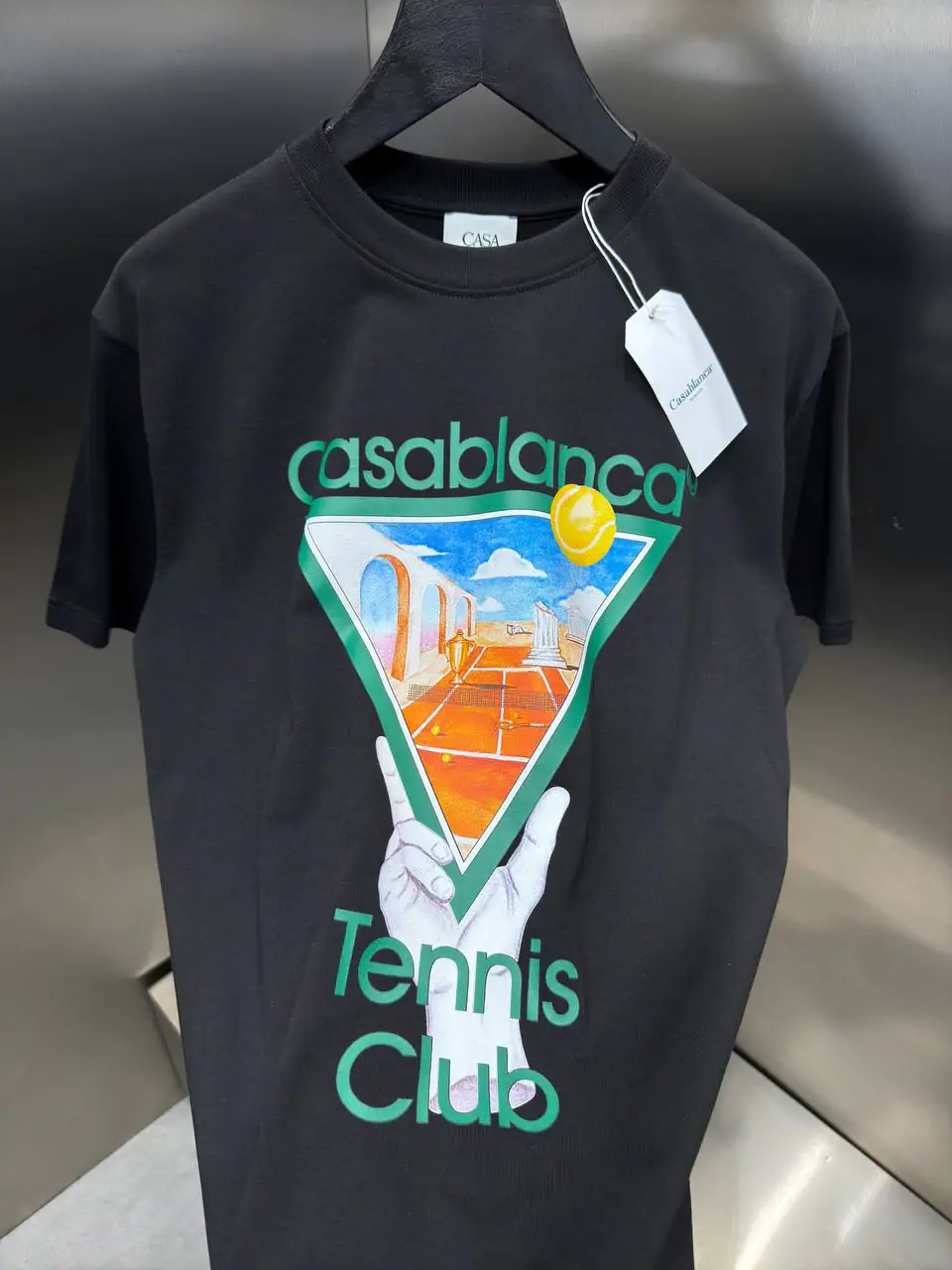 Casa Blanka Shirt Methaphysical Tennis Zwart - Image 2