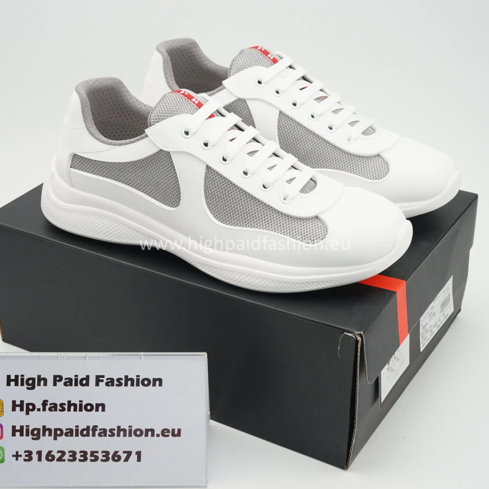 Prada America Cup Rubber White