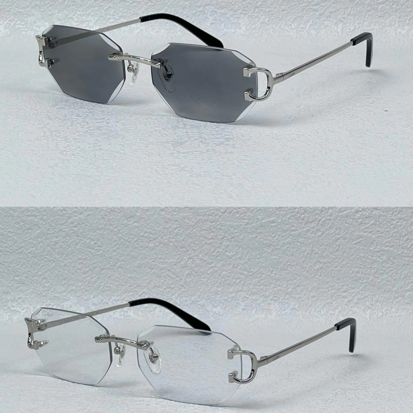 Cartier Zonnebril Zilver CT0103