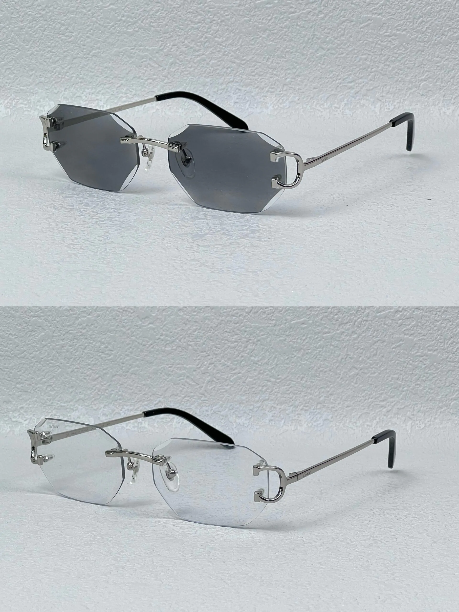 Cartier Zonnebril Zilver CT0103