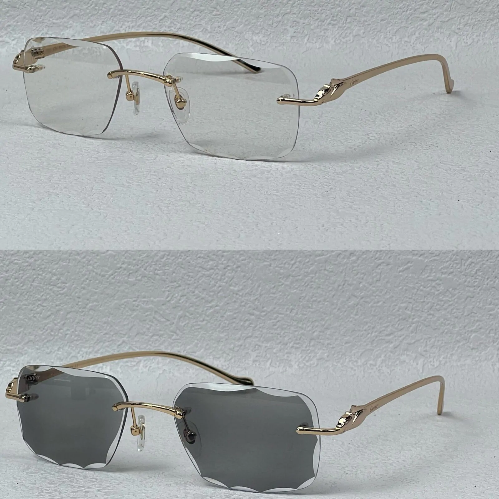 Cartier Zonnebril Goud 007