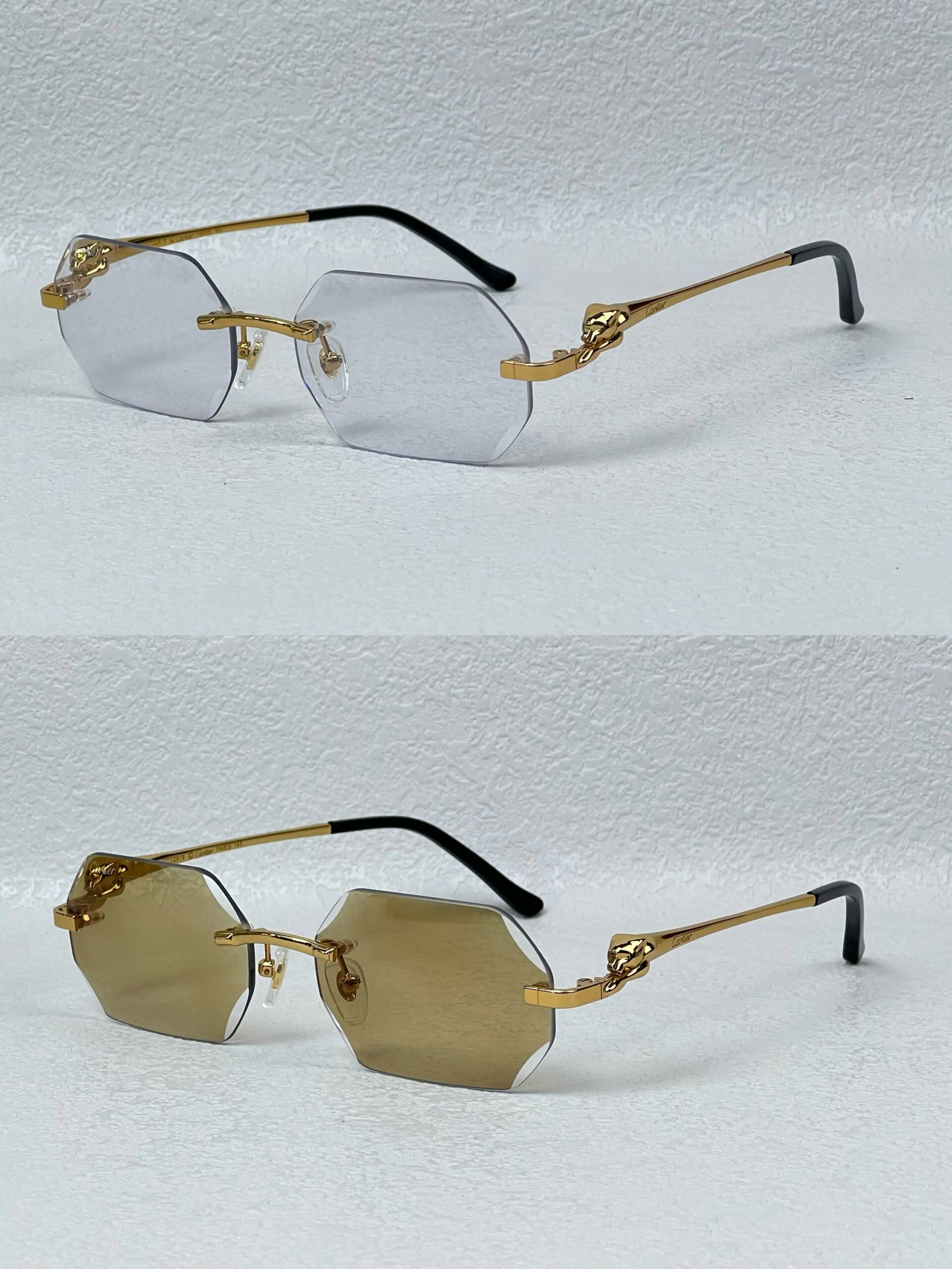 Cartier Zonnebril Goud CT02818