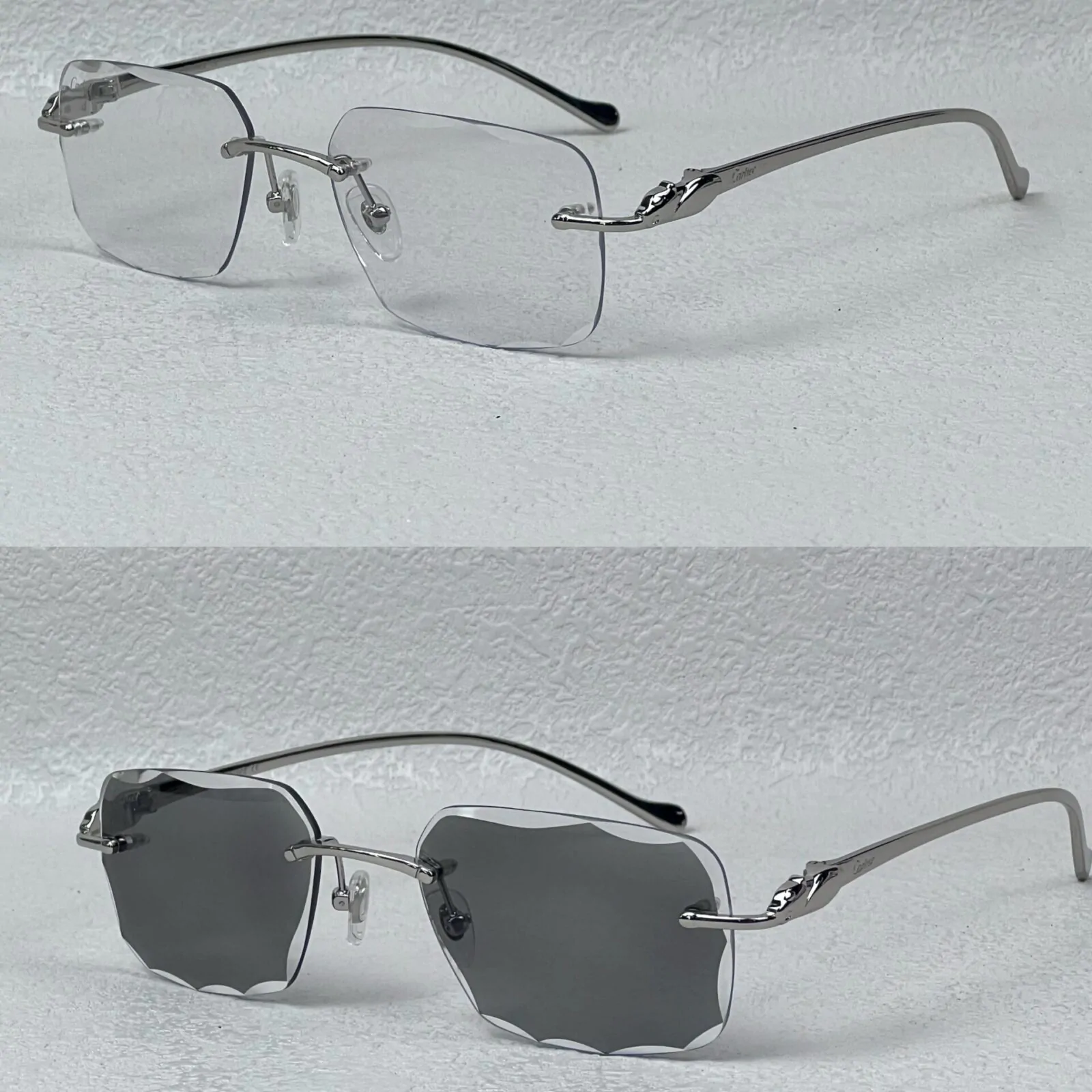 Cartier Zonnebril Zilver CT0120