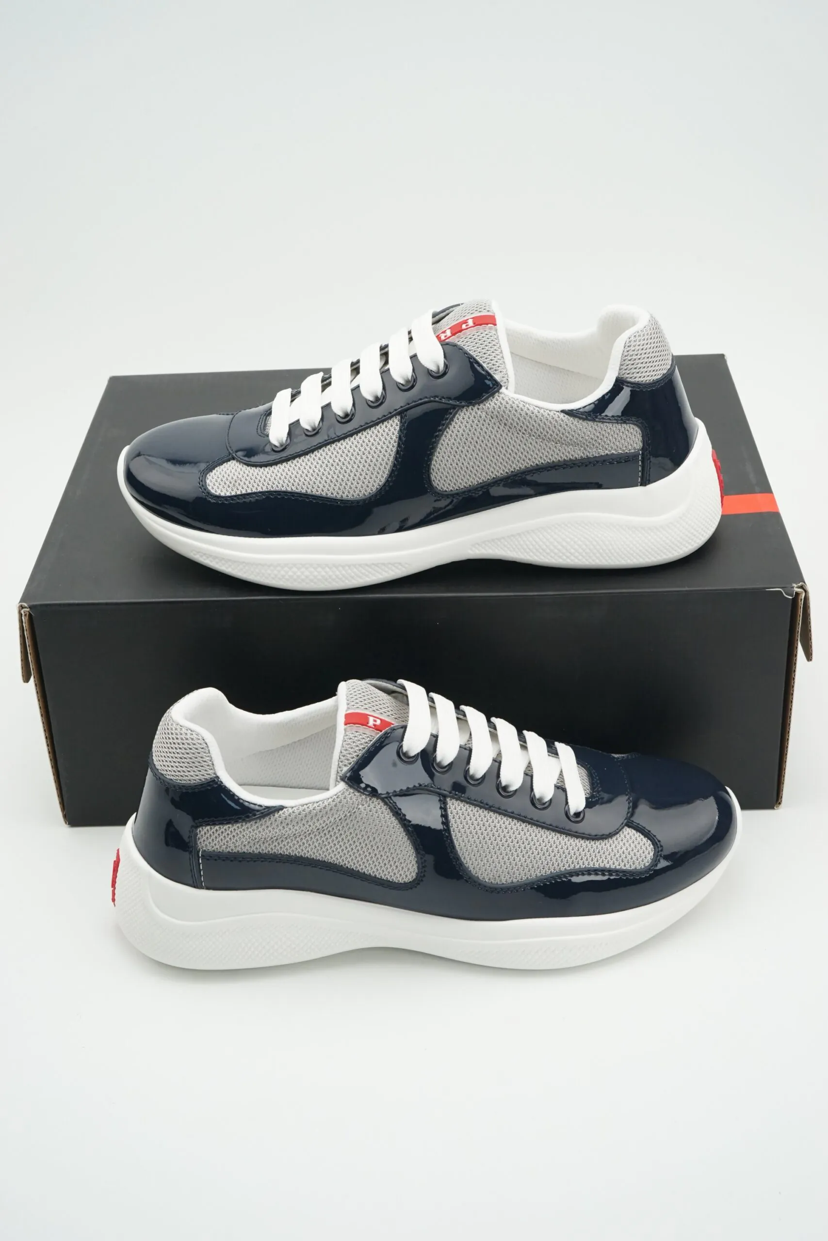 Prada America Cup Patent Royal Blue - Image 4