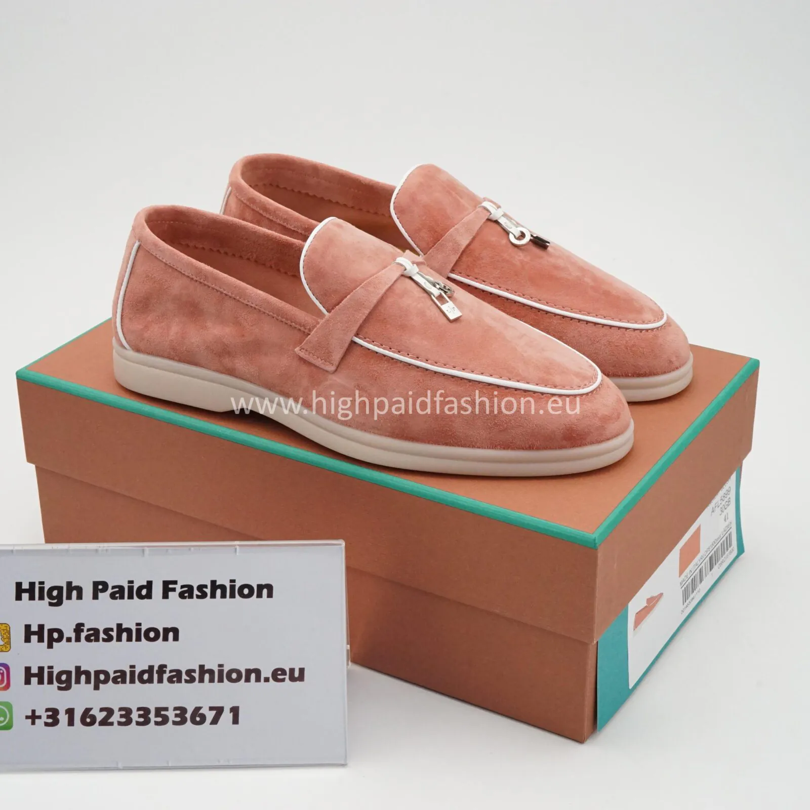 Loro Piana Babouche Charm Walk Loafers Pink
