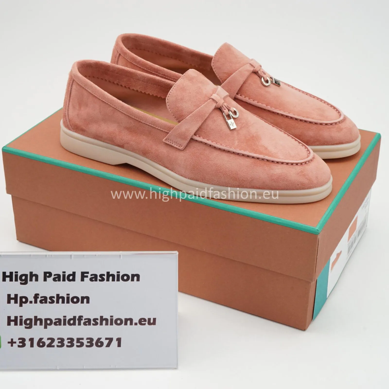 Loro Piana Summer Charms Walk Loafers Pink