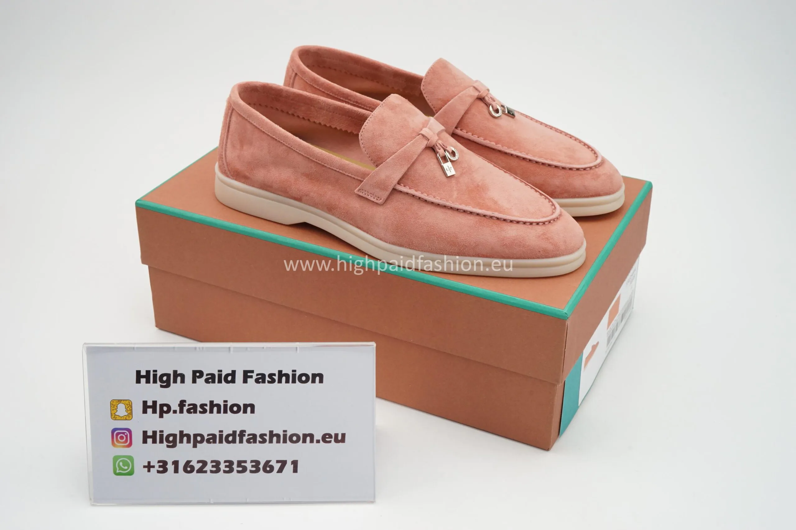 Loro Piana Summer Charms Walk Loafers Pink