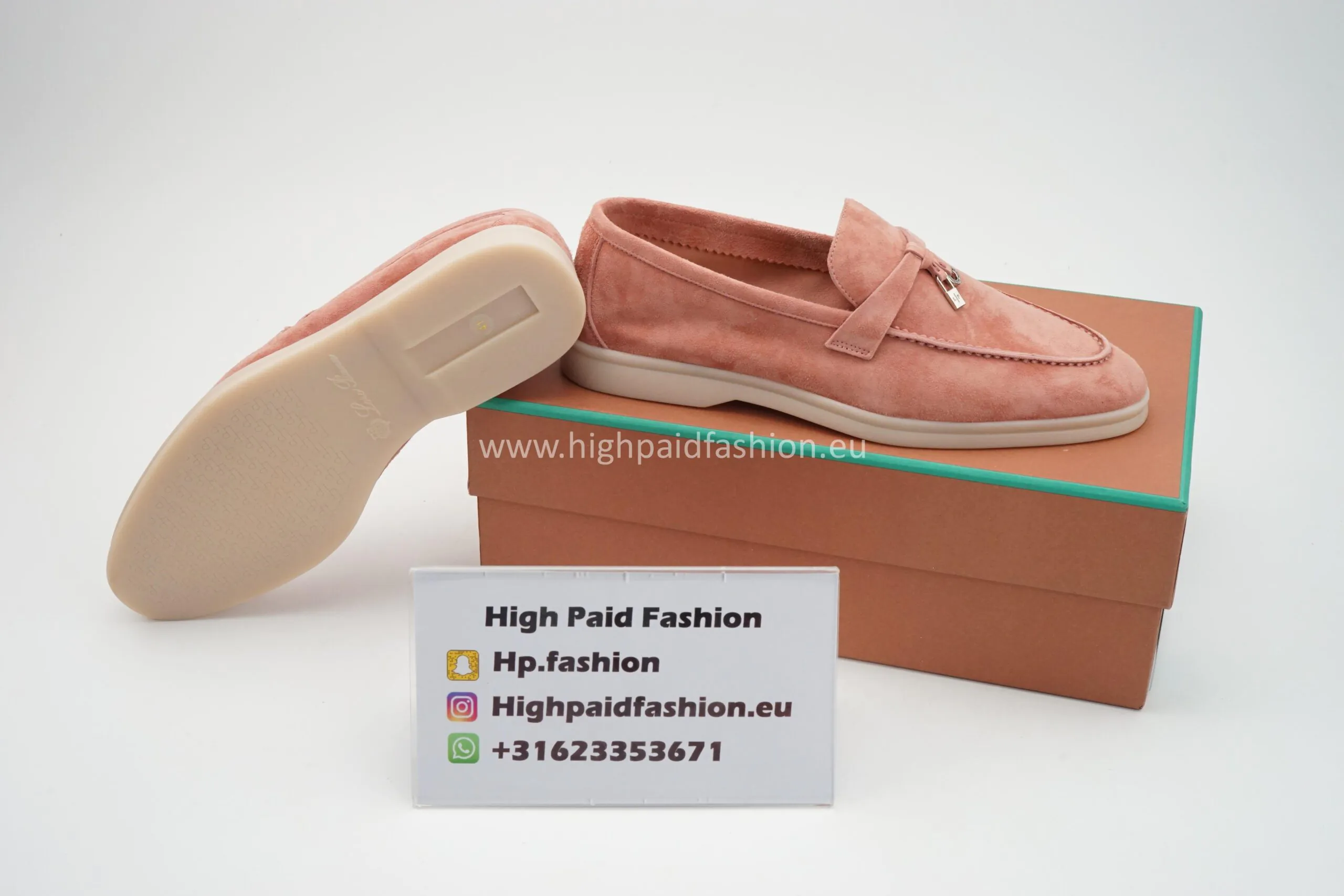 Loro Piana Summer Charms Walk Loafers Pink - Afbeelding 4