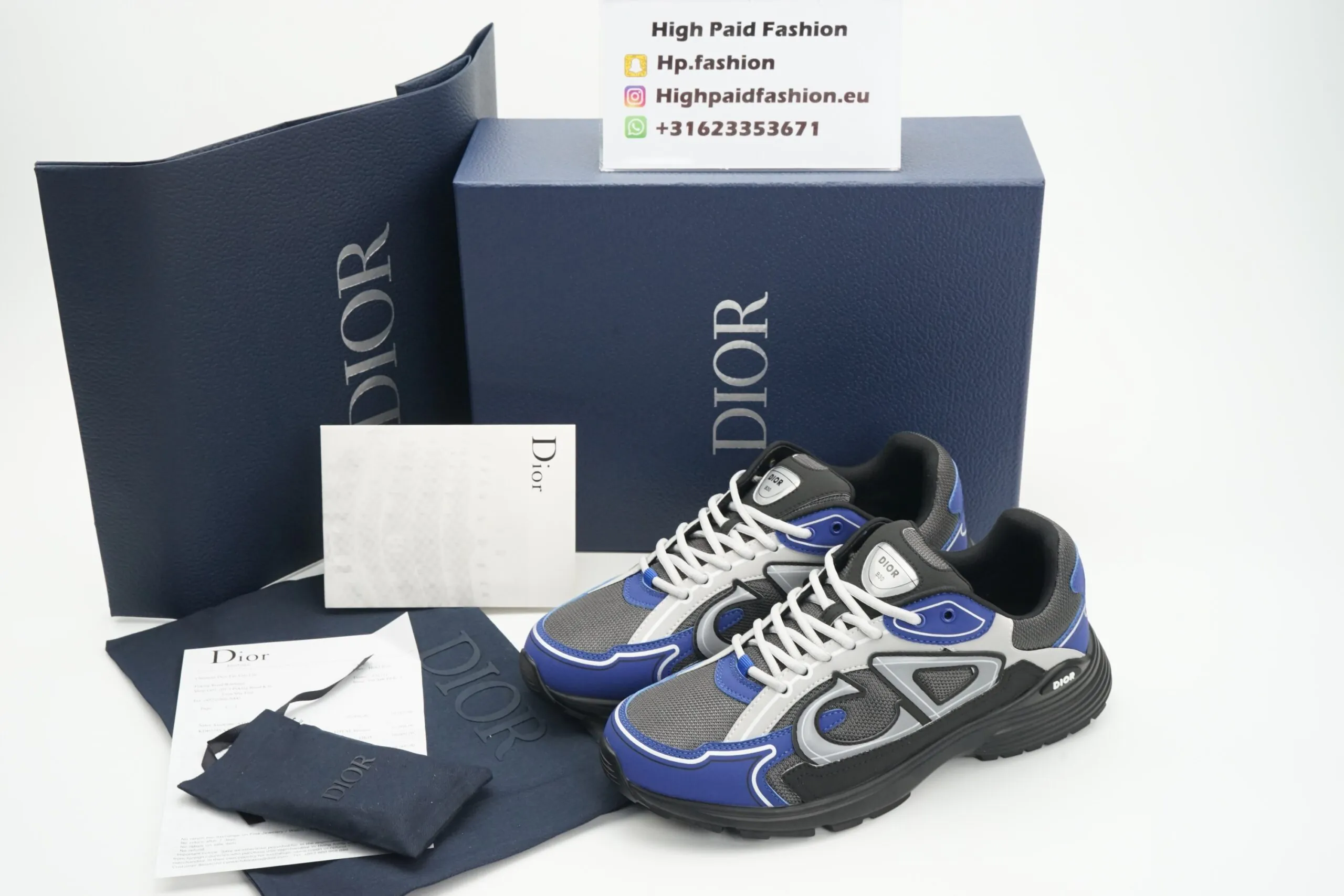 Dior B30 Purple Black Grey - Afbeelding 2