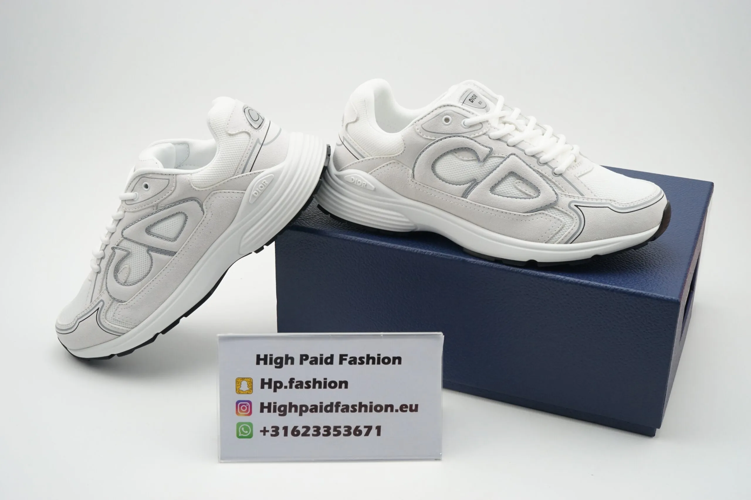 Dior B30 White Cow Velvet - Afbeelding 3