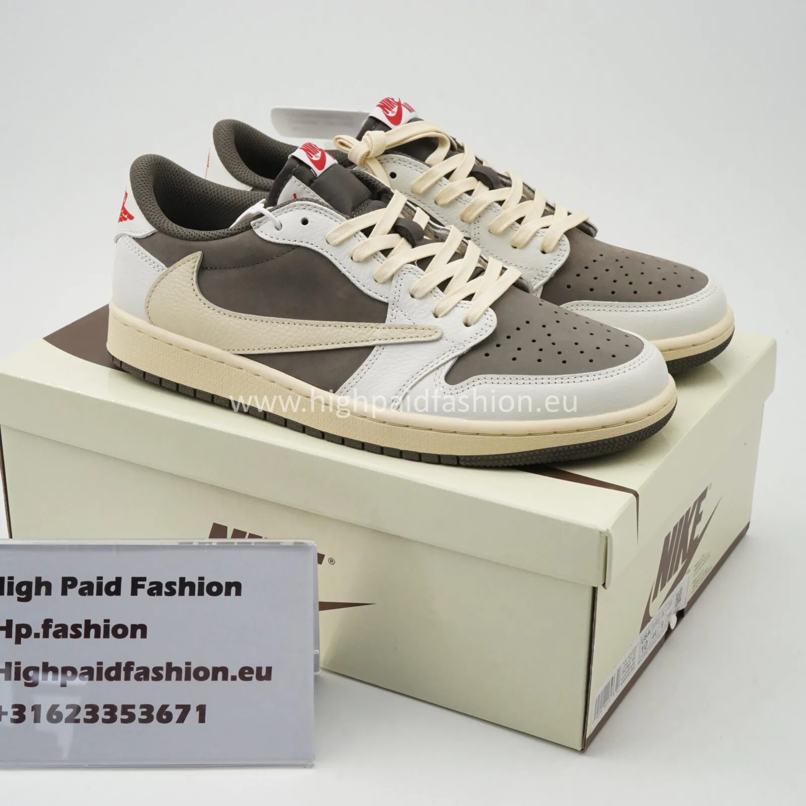Nike Travis Scott x Air Jordan 1 Low Reverse Mocha