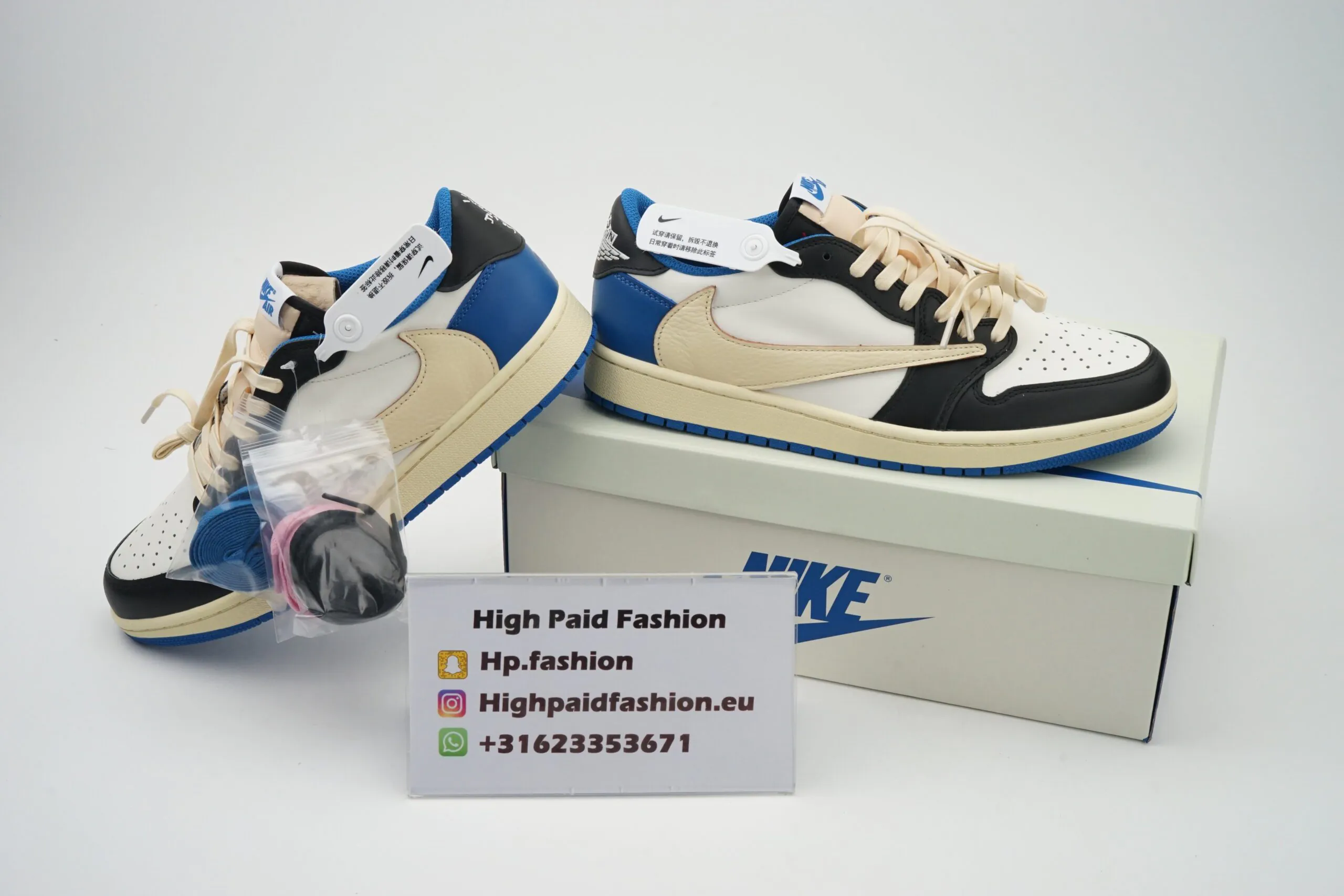 Nike Travis Scott x Air Jordan 1 Fragement - Afbeelding 4