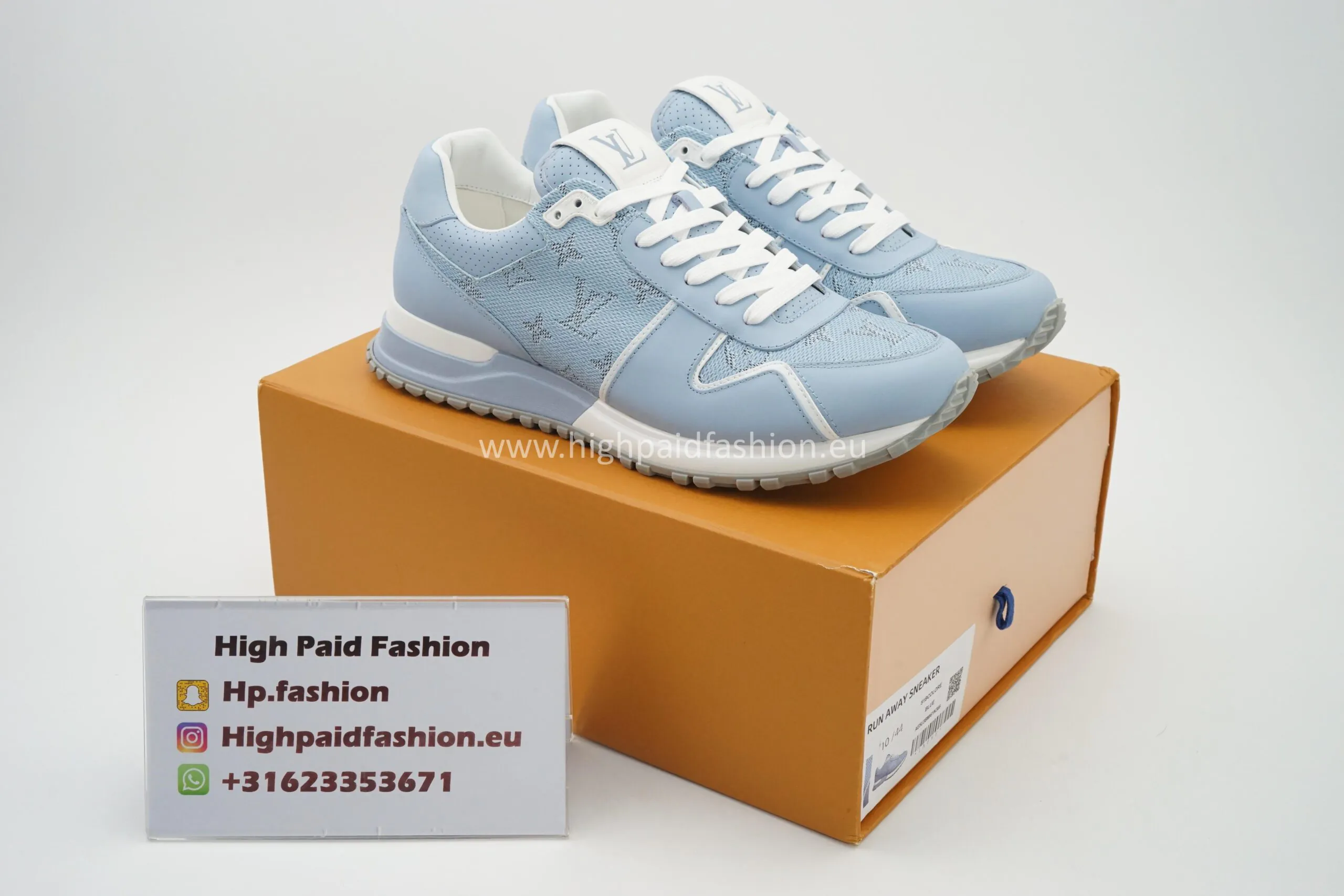 LV Run Away Sneaker Blue
