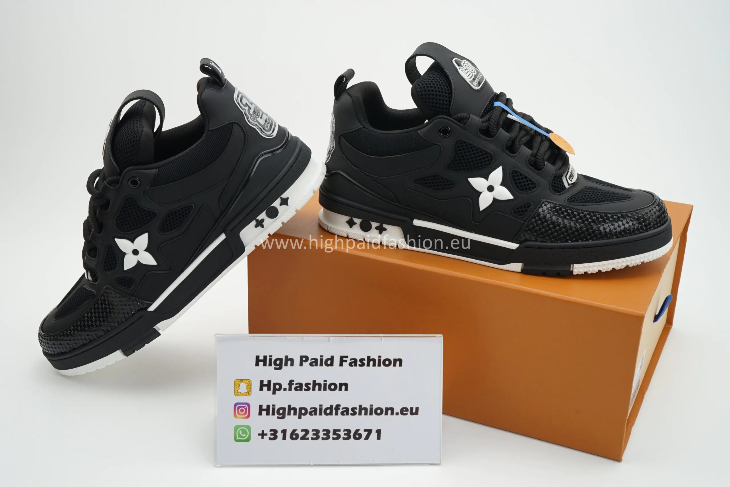 LV Skate Sneaker Black - Afbeelding 3